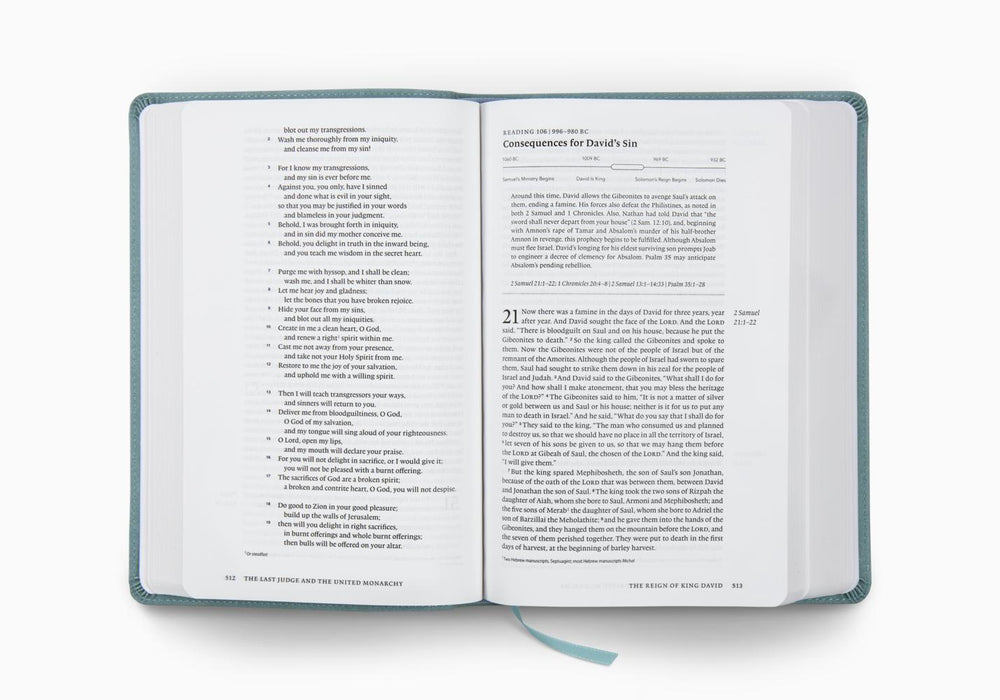 ESV Chronological Bible (Trutone, Paris Sky, Fleur-De-Lis Design)