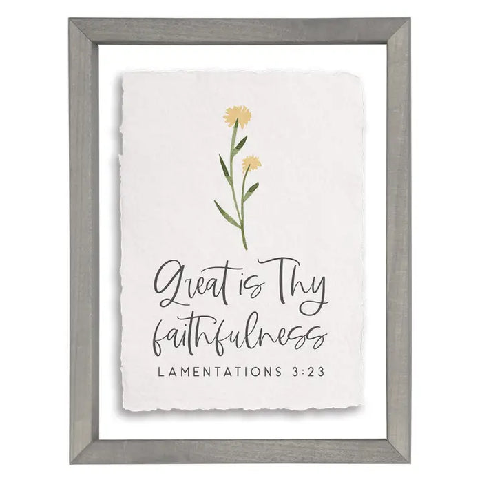 Great is Thy Faithfulness Framed