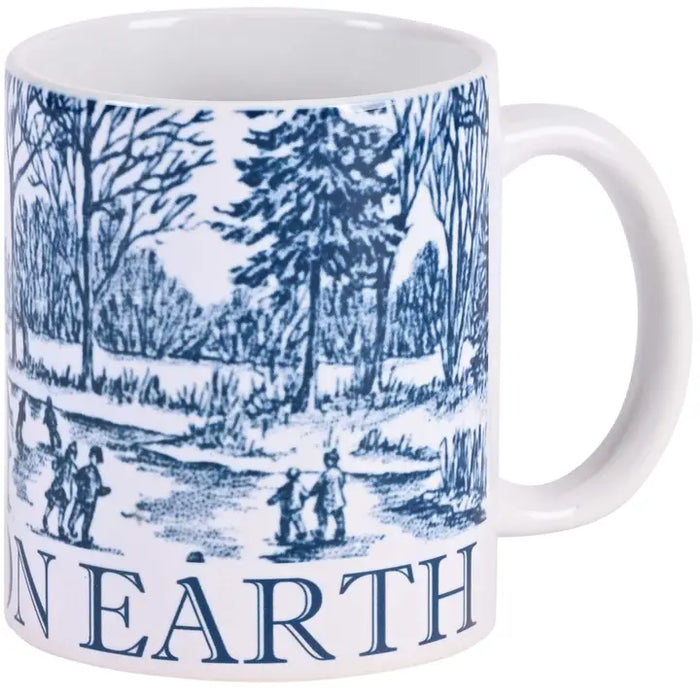 Mug Skaters Peace On Earth Ceramic 11 oz