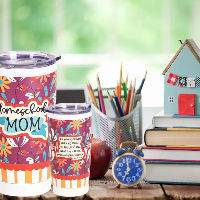 Tumbler - Homeschool Mom - White