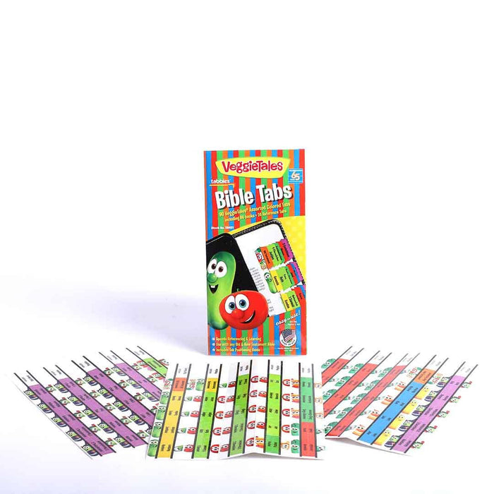 Bible Index Tabs - Veggie Tales - Pk 10