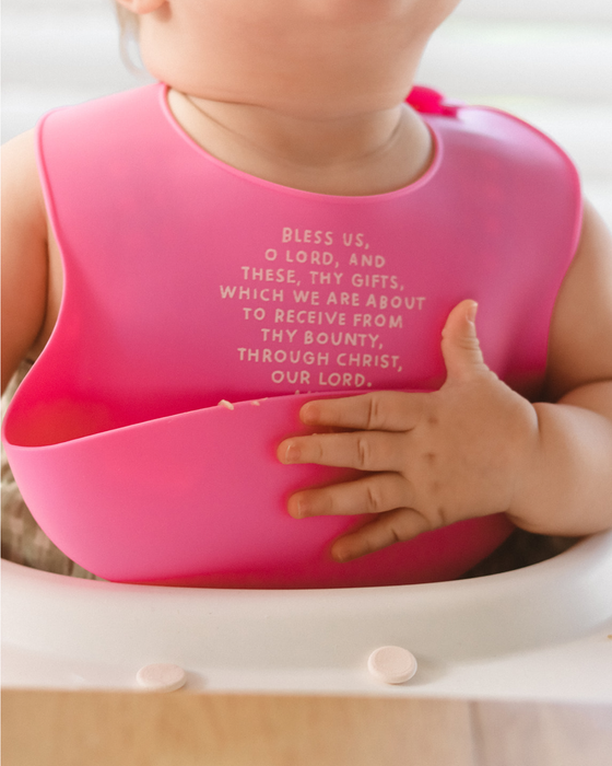 Meal Blessing Bib | BPA Free Bib | Gift For Baby - Morning Star Christian Bookstores