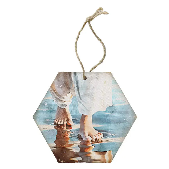 Jesus On Water - Honeycomb Ornaments