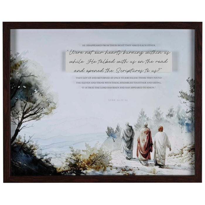 Were Not Our Hearts Burning - Framed Wall Art