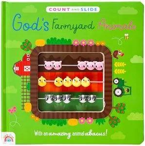 God’s Farmyard Animals: A count and slide book
