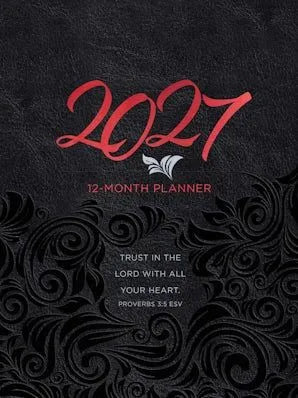 Trust in the Lord (2027 Planner) faux leather ziparound