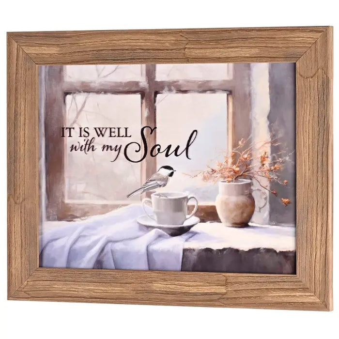 Framed Wall Art It Is Well with My Soul