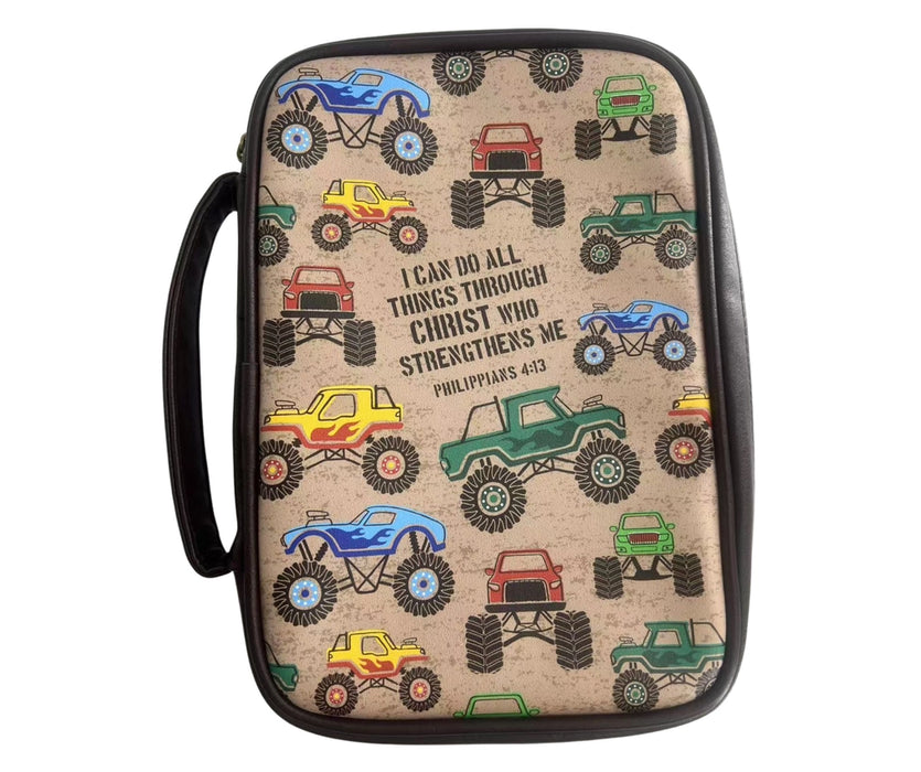 Bible Case I Can Do All Things Trucks Large