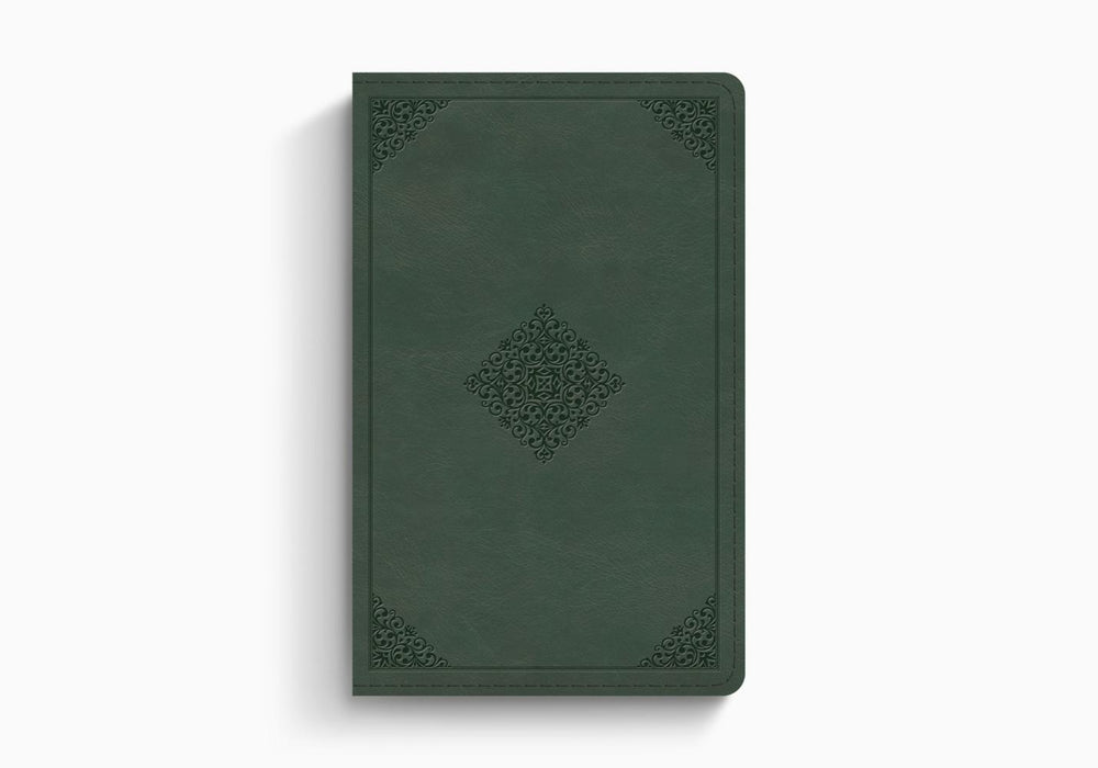 ESV Thinline Bible, Red Letter, TruTone®, Quiet Forest, Ornament Design