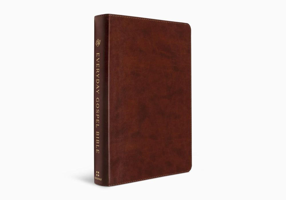 ESV Everyday Gospel Bible: Connecting Scripture to All of Life TruTone®, Chestnut