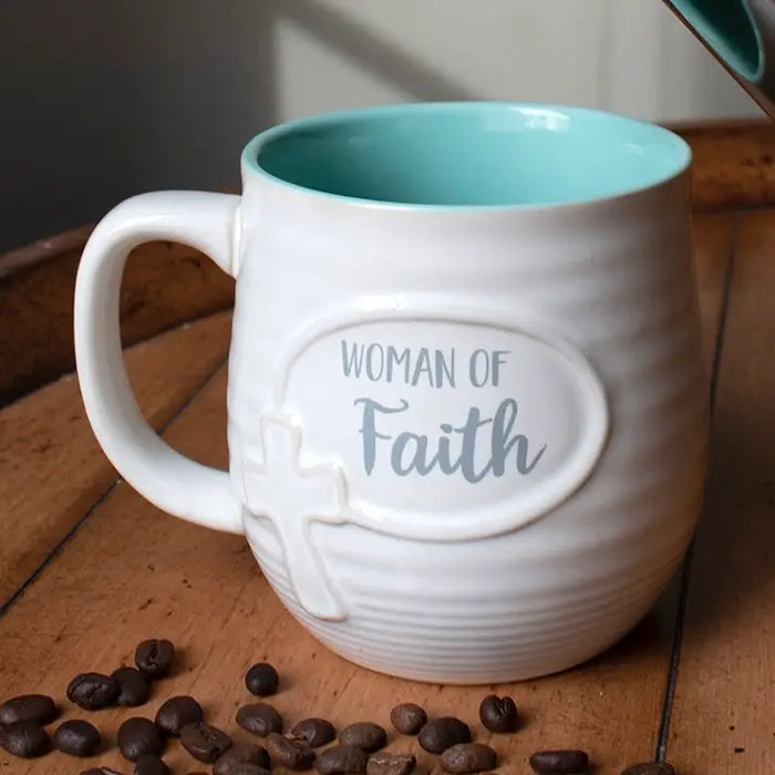 Woman of Faith Pottery Mug