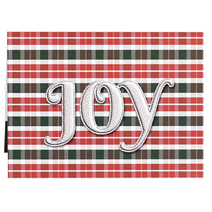 Christmas Money Card Wreath Plaid Set
