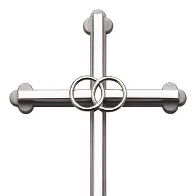 Silver Wedding Cross