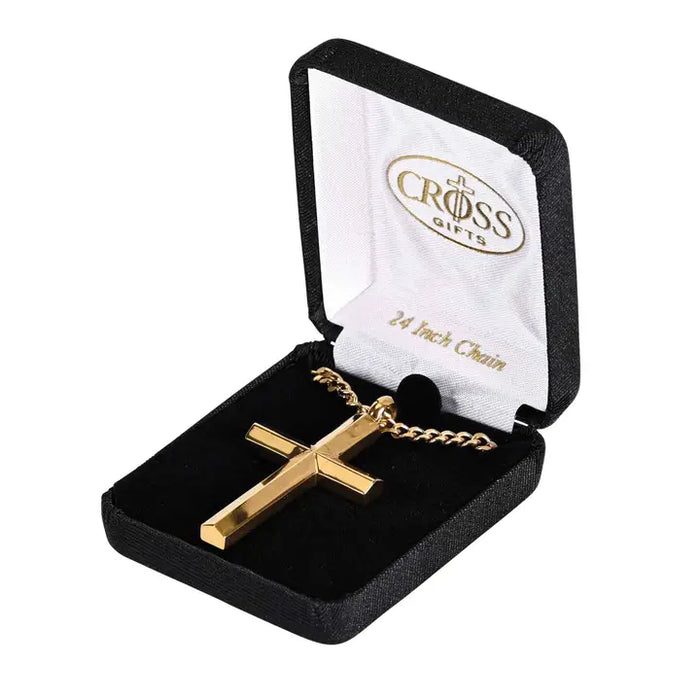 Necklace Cross Gold-Plated 24L