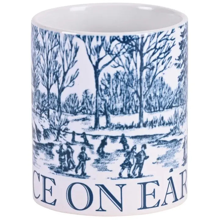 Mug Skaters Peace On Earth Ceramic 11 oz
