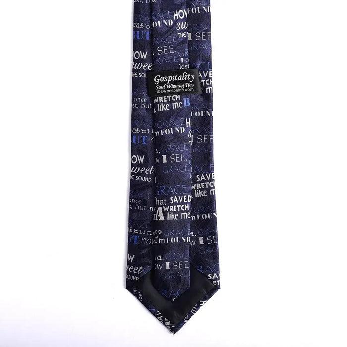 Tie Polyester Amazing Grace Blue