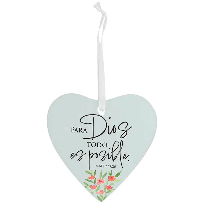 Para Dios Todo es Posible Mateo 19:26 Ornament
