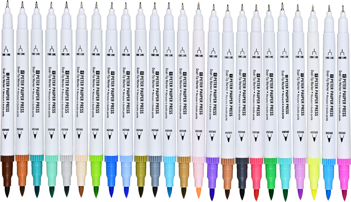 Studio Series Dual-Tip Pastel Markers (Set of 24)