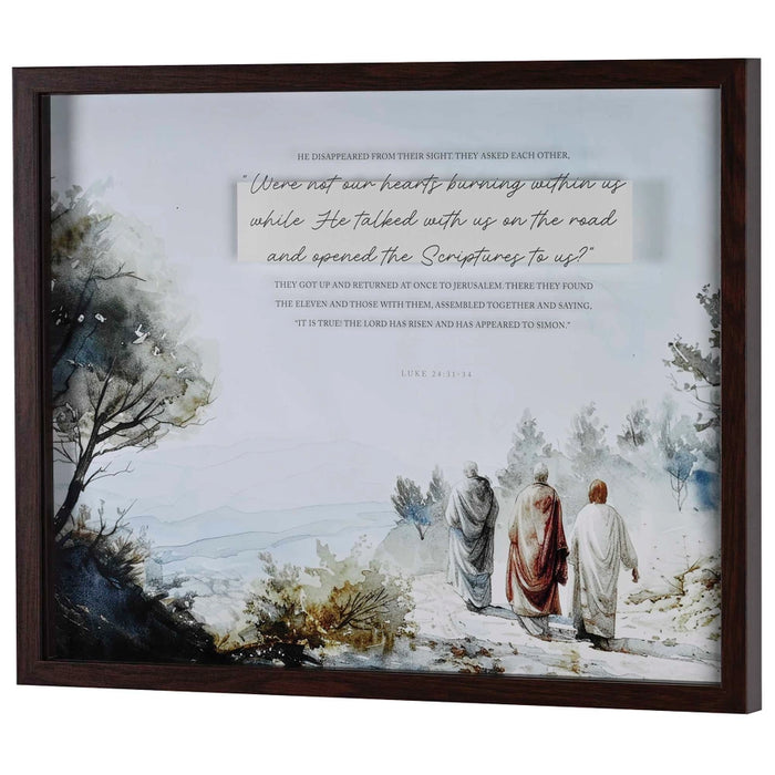 Were Not Our Hearts Burning - Framed Wall Art