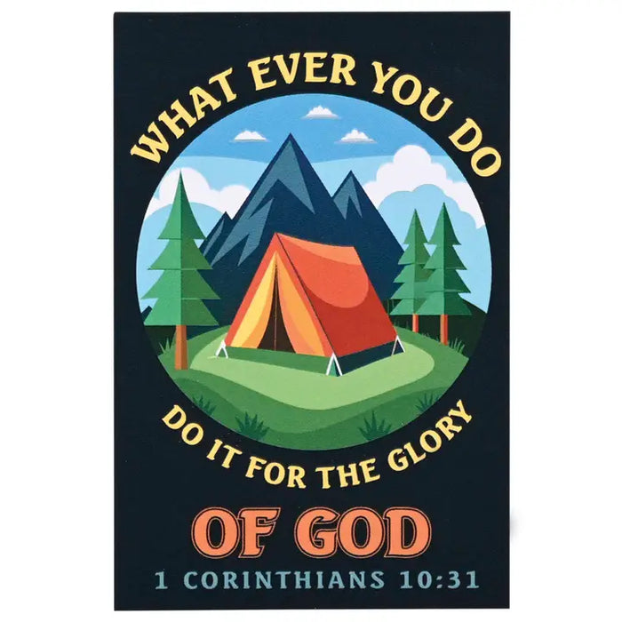 What Ever You Do, Do it for the Glory of God- Pocket Card