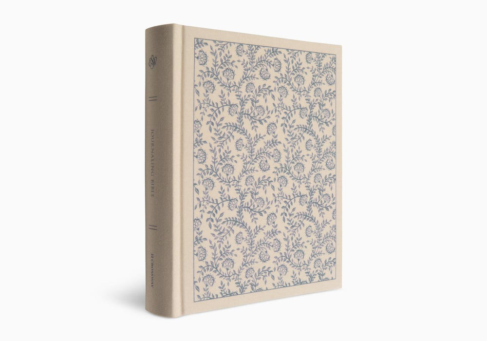 ESV Journaling Bible, Red Letter, Cloth over Board, Flowers Design