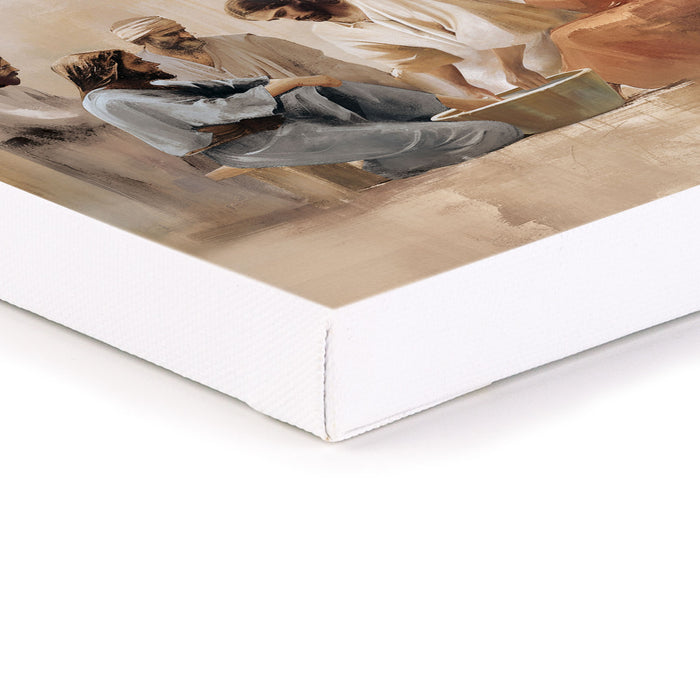 He Is Risen Collection Canvas - Jesus Washing