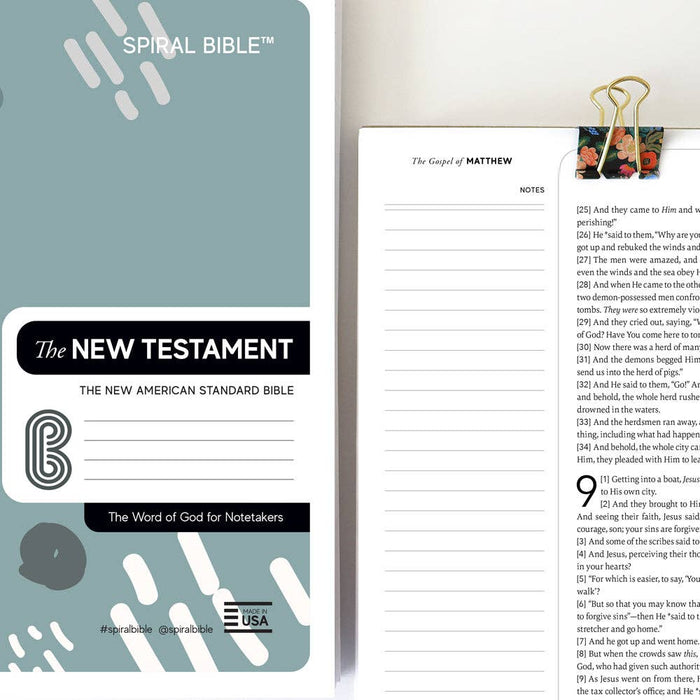 Spiral Bible™ - NASB - New Testament - Flake - Morning Star Christian Bookstores
