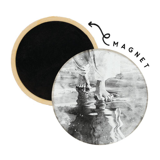 Jesus On Water - Round Magnets MGO1424 - Morning Star Christian Bookstores