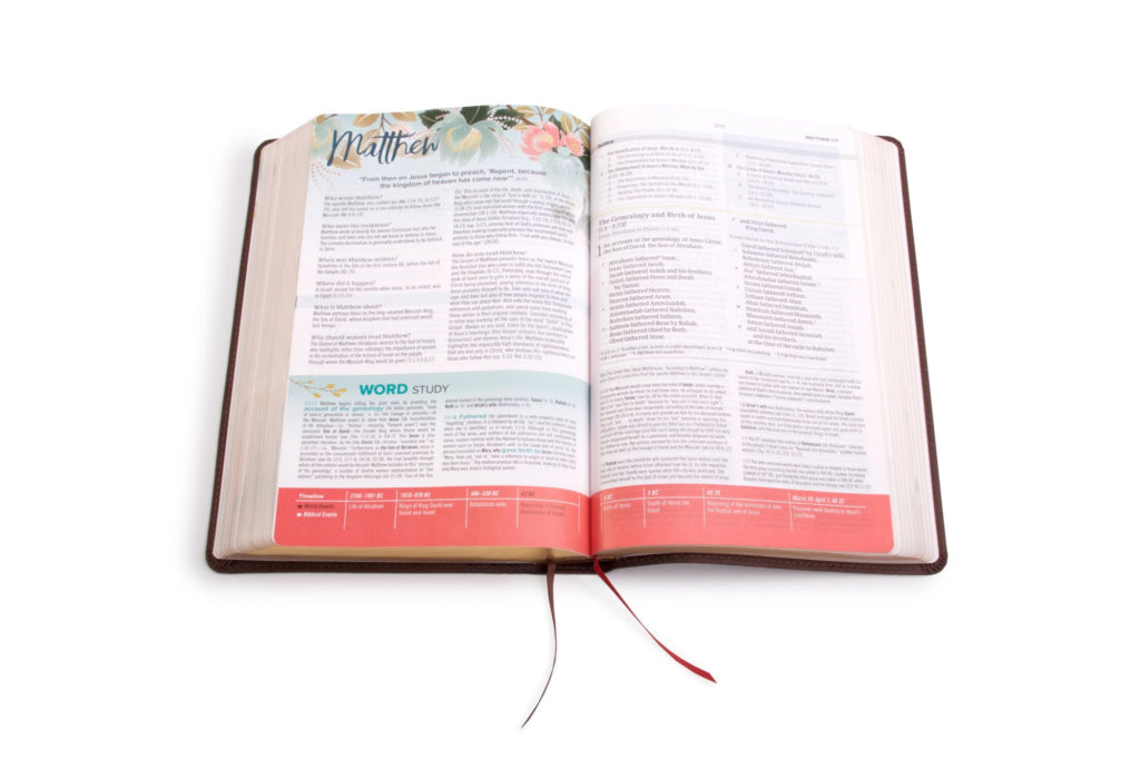 The CSB Study Bible For Women, Chocolate LeatherTouch - Morning Star Christian Bookstores