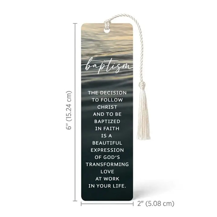 Tassel Bookmark Baptism the Decision To