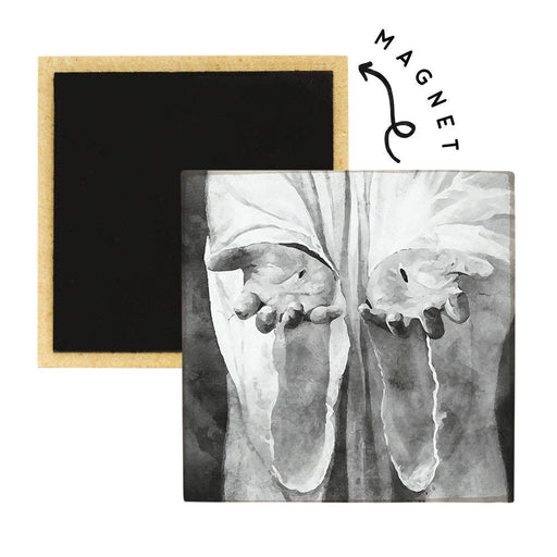 Jesus Hands - Square Magnets MGS1433 - Morning Star Christian Bookstores