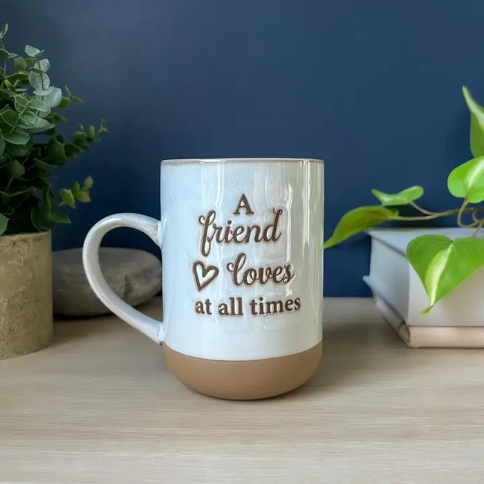 A Friend Loves at All Times Mug