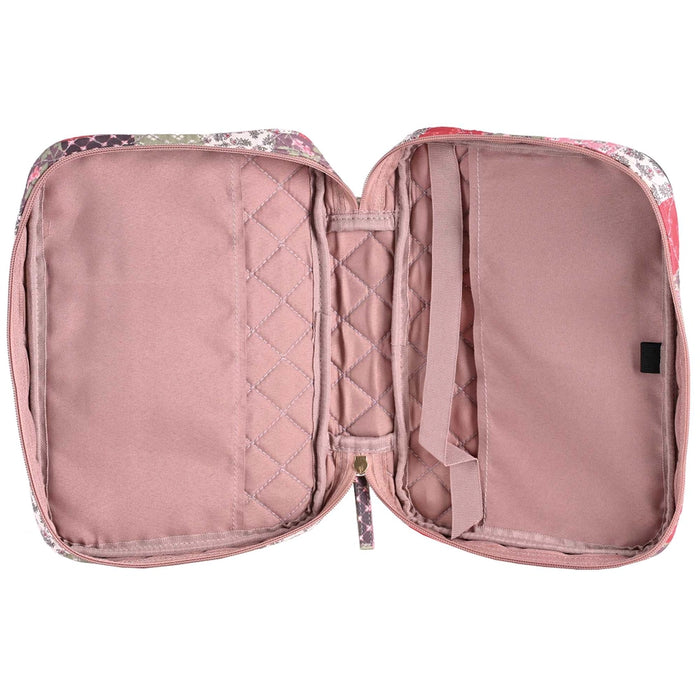 Bible Case Quilted Patchwork Brown Xlarge