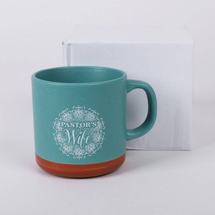 Mug Pastor's Wife Light Aqua 13oz