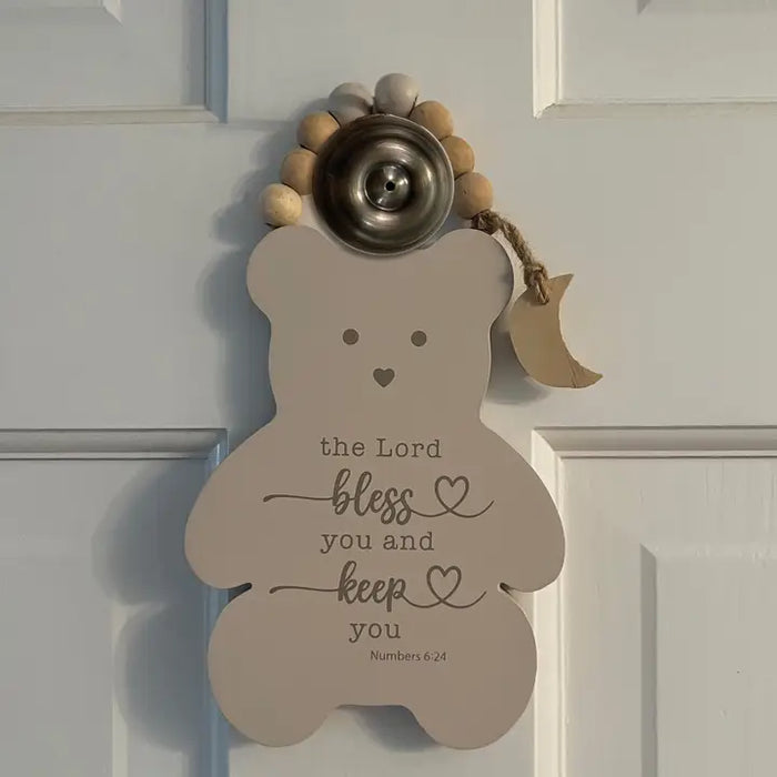 Bear Nap Time Door Knob Hanger