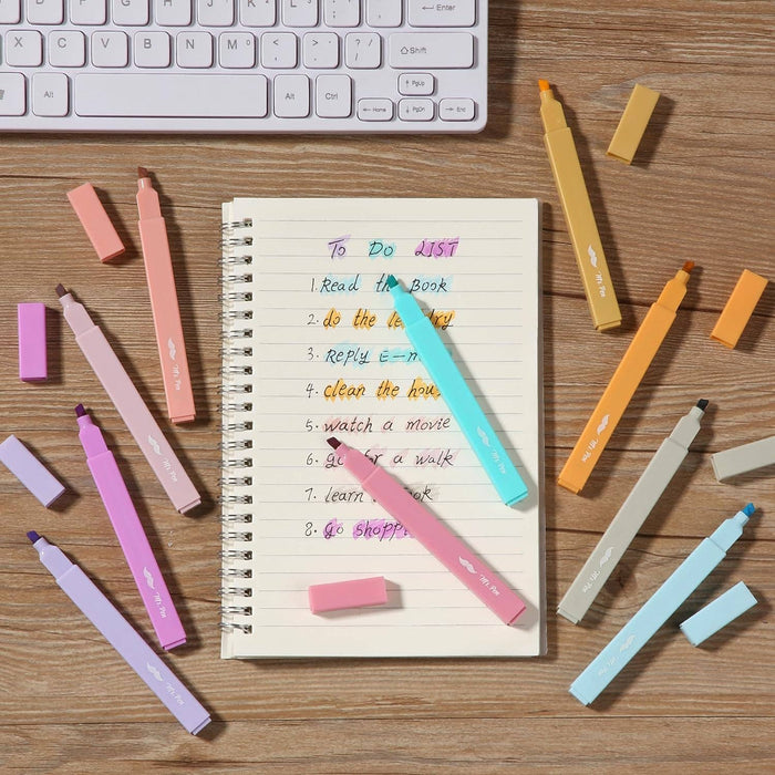 Mr. Pen Aesthetic Highlighters, 10 Pack, Chisel Tip - Morning Star Christian Bookstores