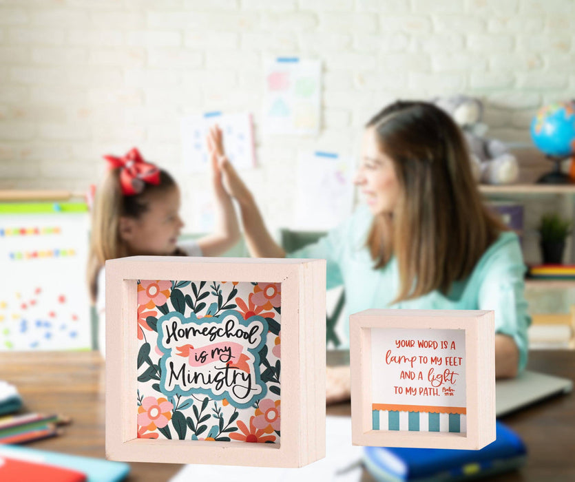 Tabletop 2 Sided Art Homeschool Is 4x4 - Morning Star Christian Bookstores