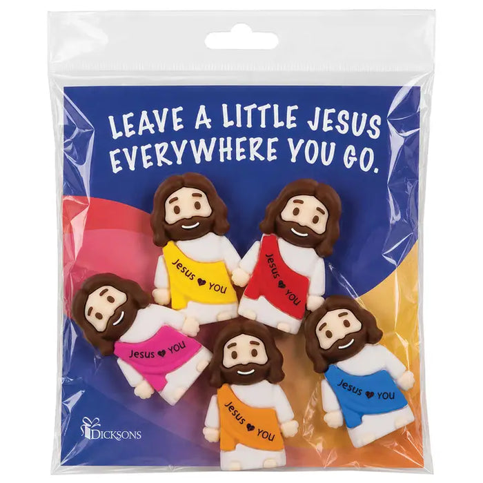 Jesus Figurine Silicone 1.3H 5 Pieces