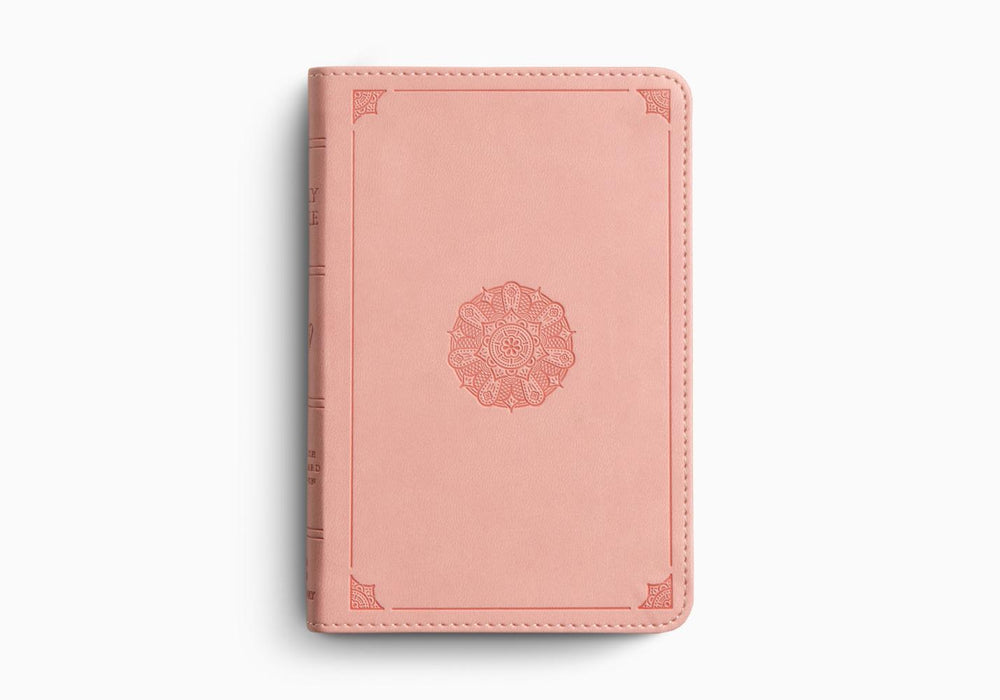 ESV Compact Bible, TruTone®, Blush Rose, Emblem Design