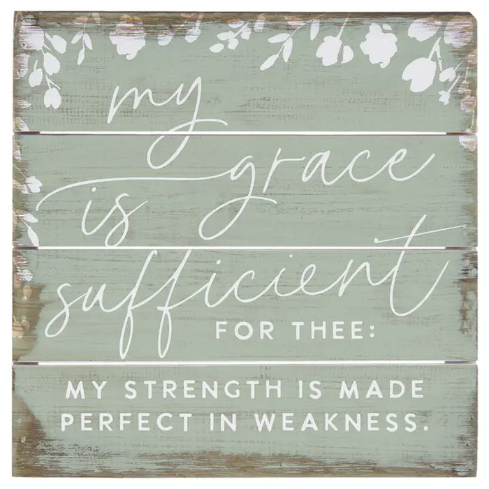 Grace Sufficient Green - Prefect Pallet Petites