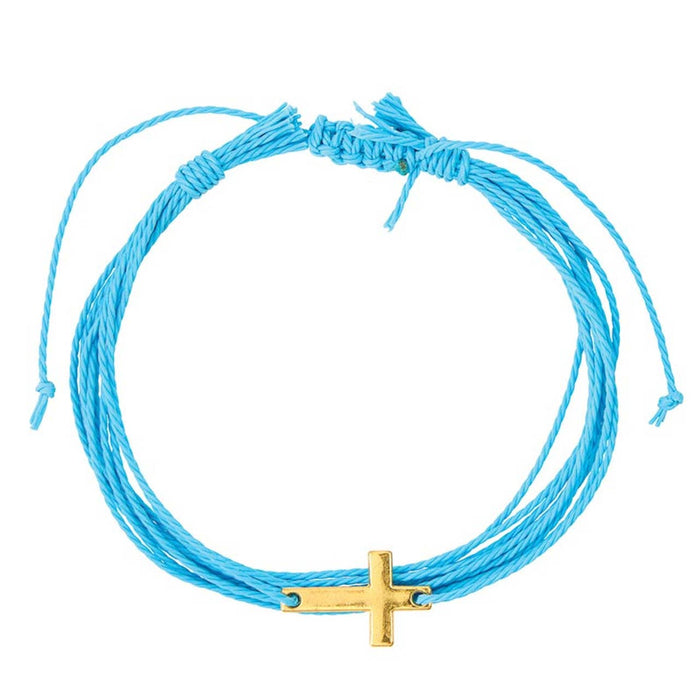 Multi - Strap Woven Bracelets Filled Display (24 pcs)