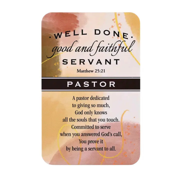 Pocketcard A Pastor Dedicated To