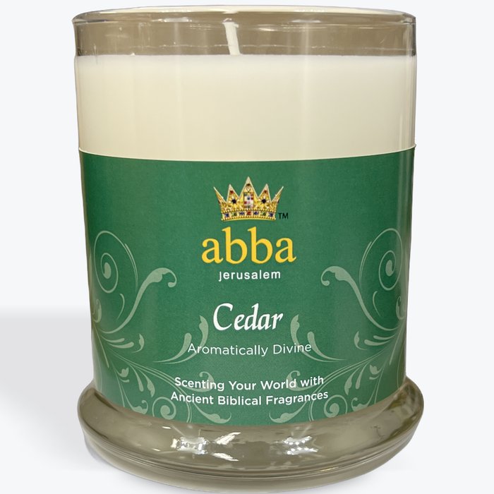 Cedar 10oz Glass Candle