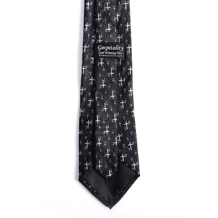 Tie Polyester - Floating Crosses - Morning Star Christian Bookstores