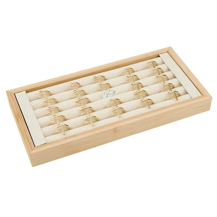 Cutout Cross Filled Ring