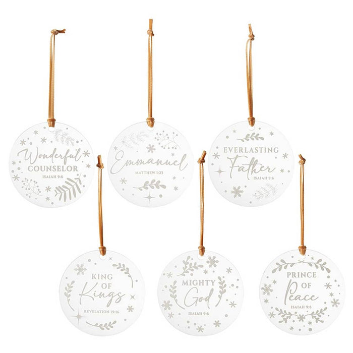 Ornaments - Names of Jesus - Assorted
