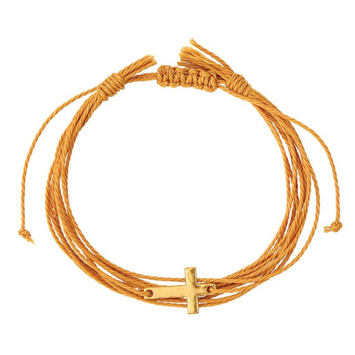 Multi - Strap Woven Bracelets Filled Display (24 pcs)