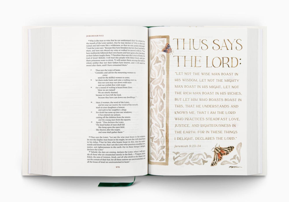 ESV GraceLaced Bible, Journaling Edition (Artwork by Ruth Chou Simons), Hardcover