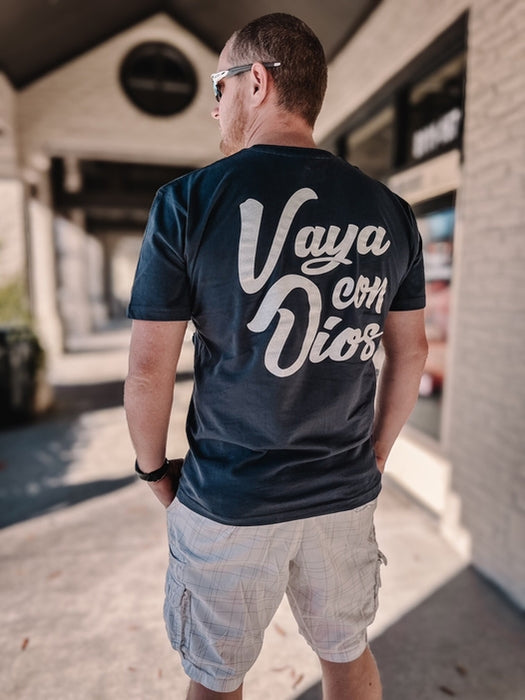 Vaya Con Dios Graphic Summer Tshirt Faith-Based Shirt