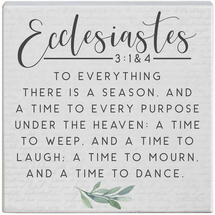 Ecclesiastes 3:1&4 - Gift-a-Block